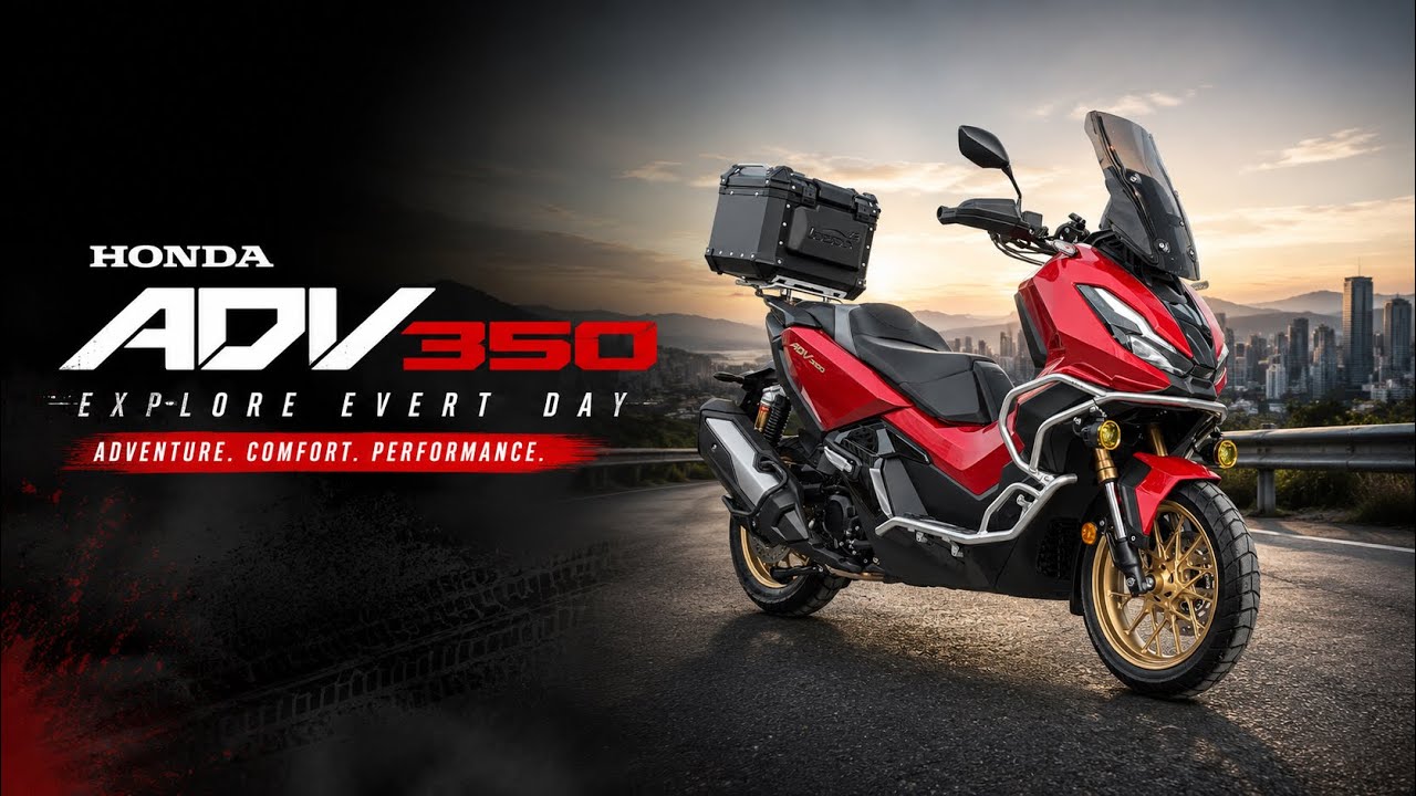 Honda ADV350 chiếc xe ga adventure lên đồ đi tour