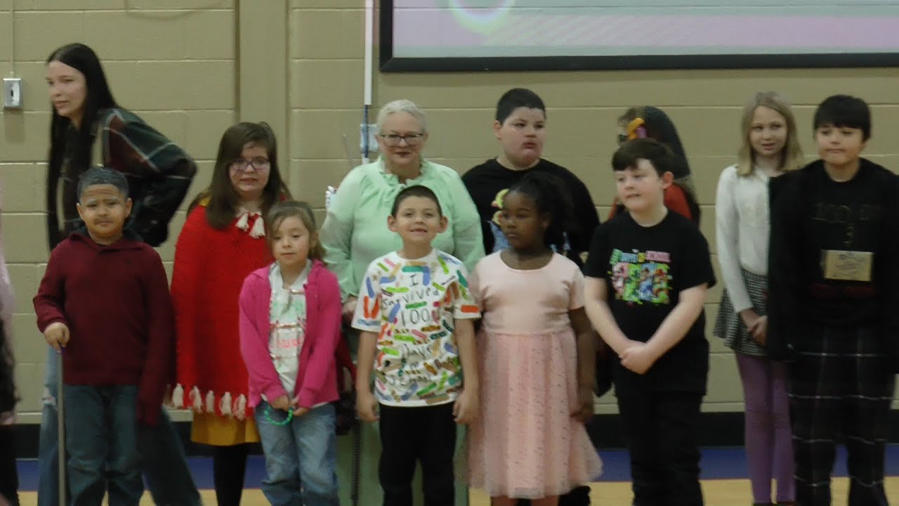 Ponca City Lincoln Elementary Morning Assembly February 6, 2026