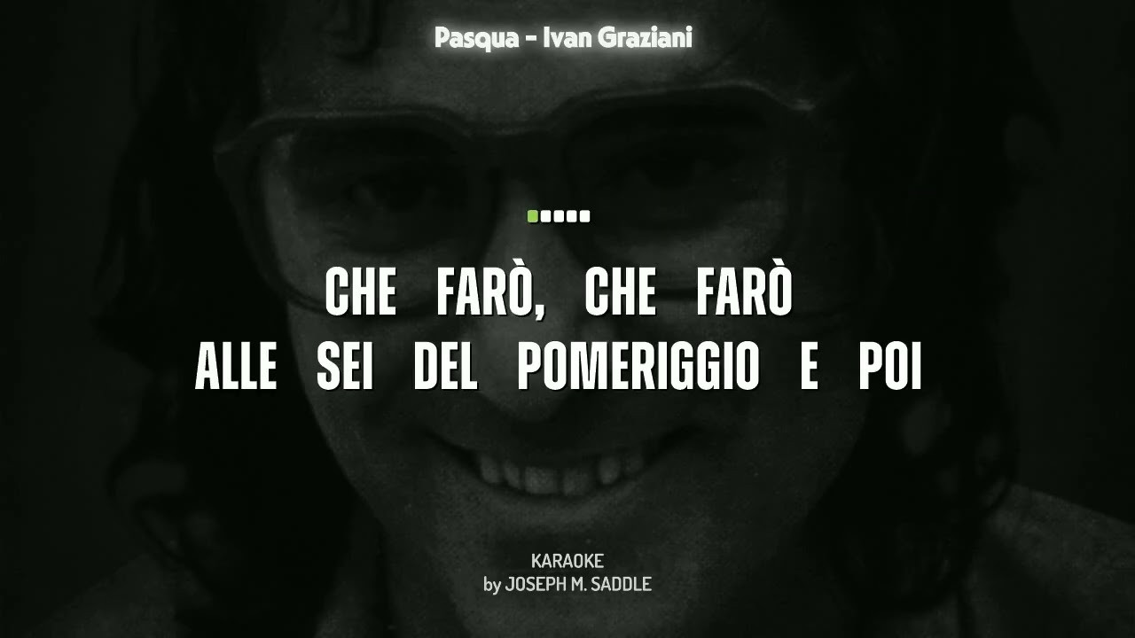 Pasqua di Ivan Graziani - KARAOKE