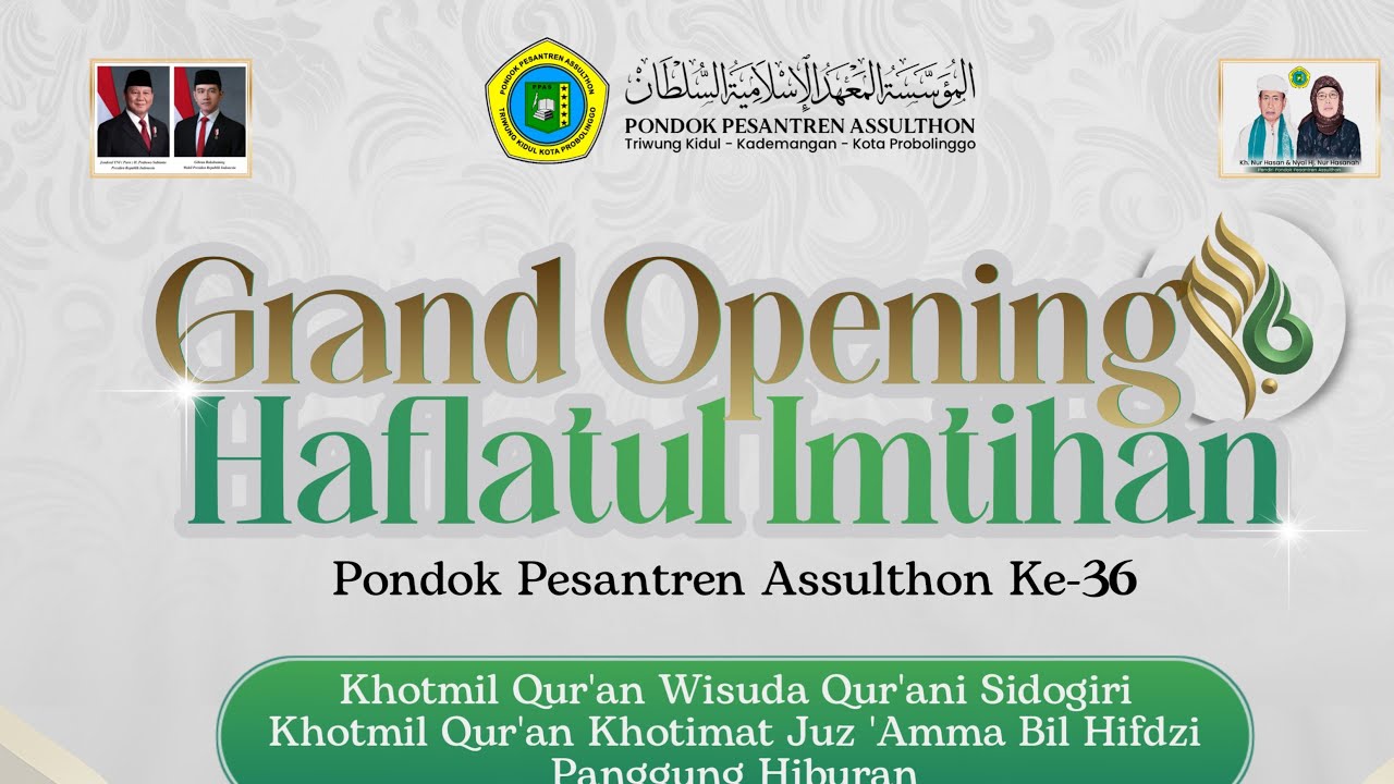 Pondok Assulthon sedang live sekarang!
