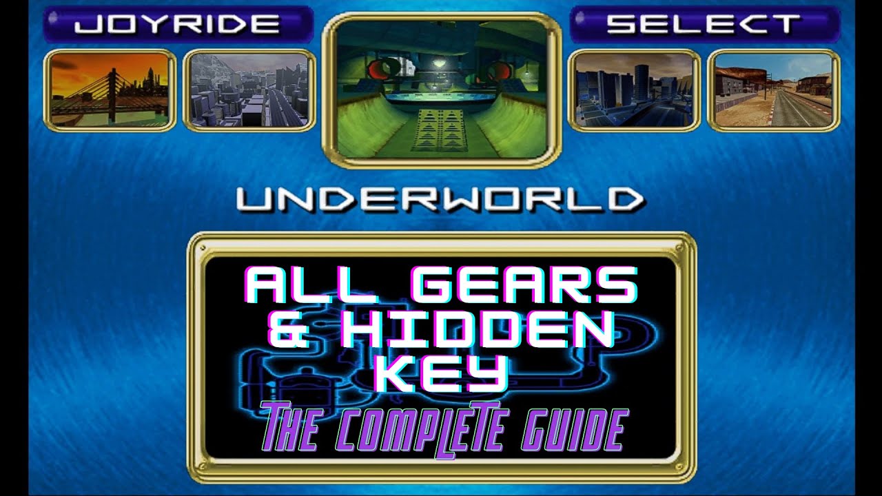 Hot Wheels: Velocity X - All Gears & Hidden Key in Underworld | Guide