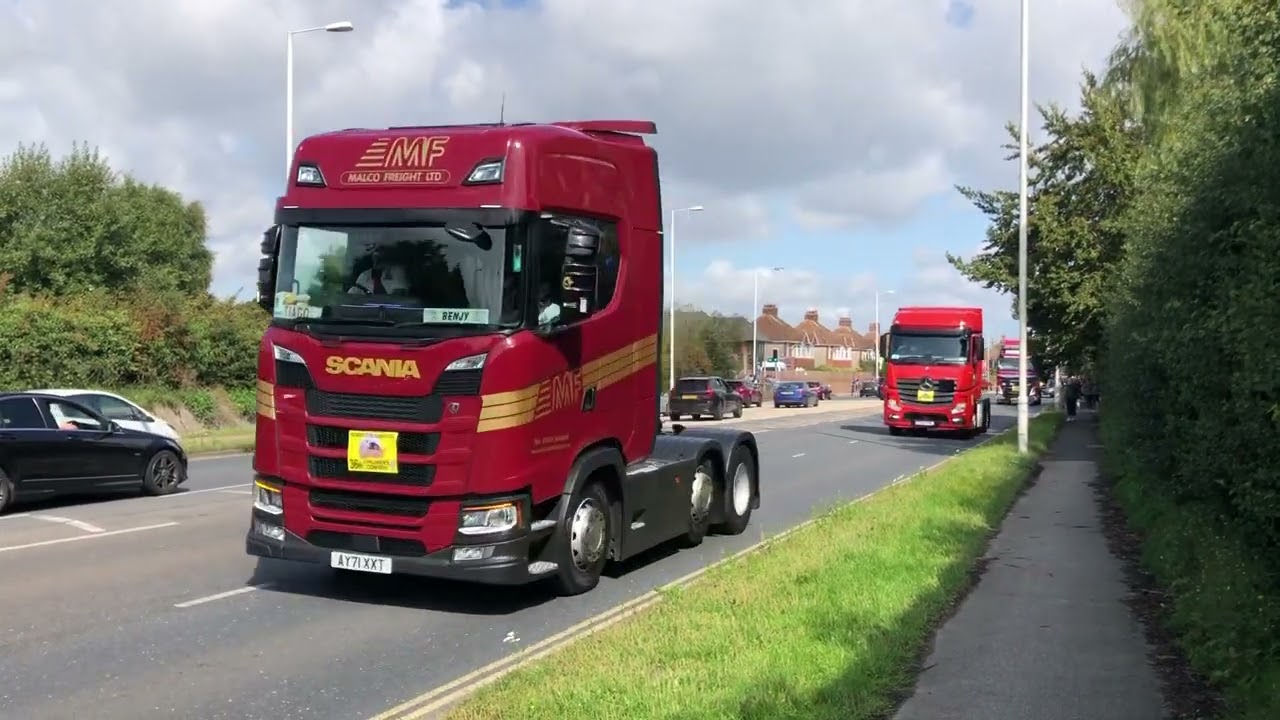 East Coast truckers convoy 2023 pleasure wood hills hope they have a great afternoon