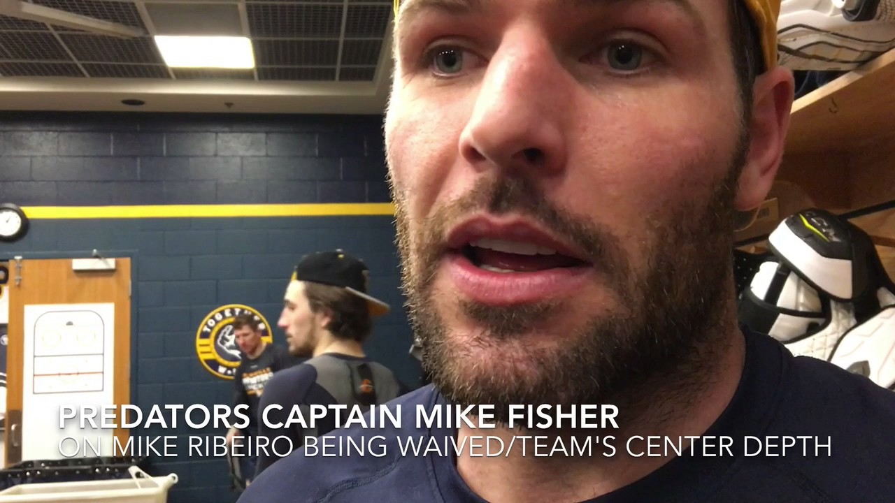Mike Fisher discusses Mike Ribeiro, Predators' center depth