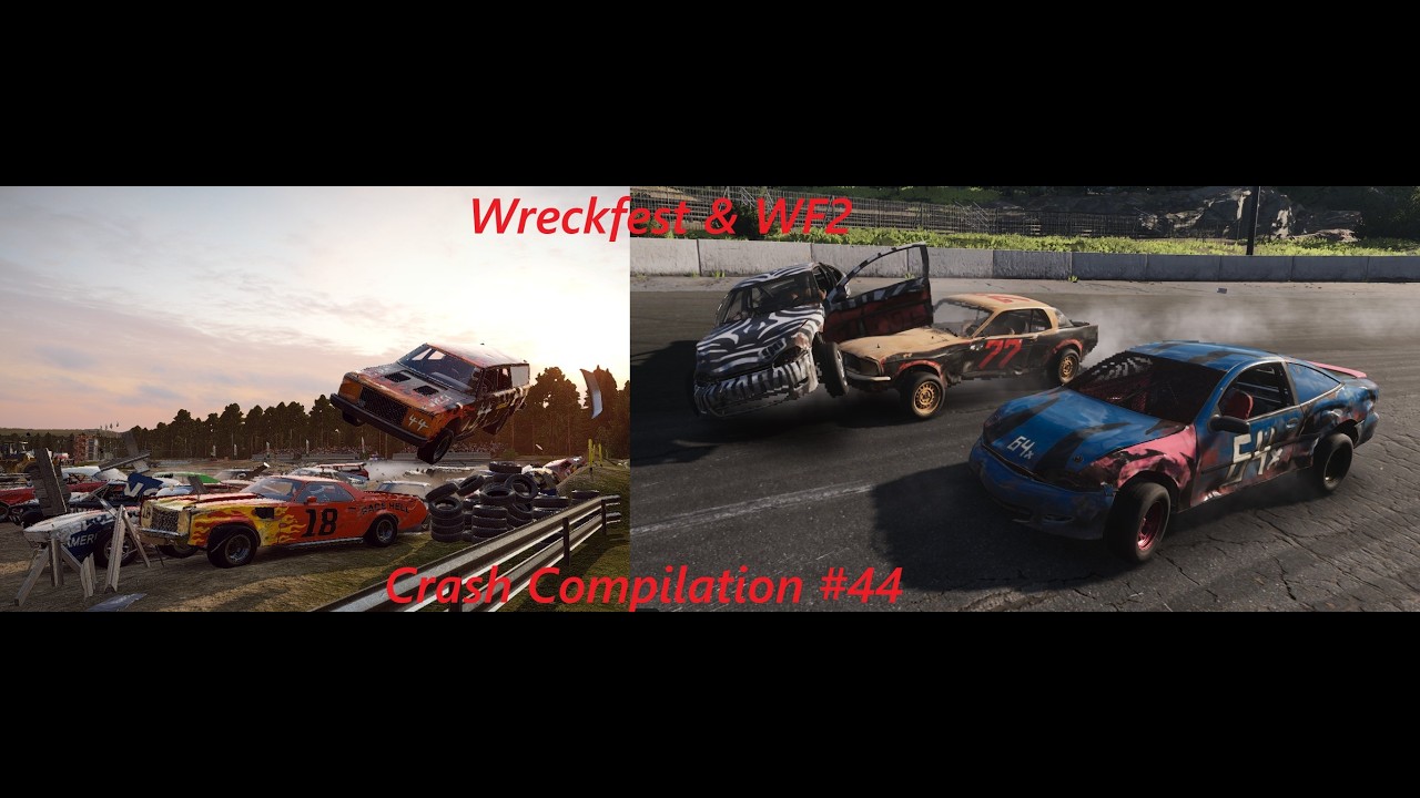 Wreckfest & WF2 Crash Compilation #44
