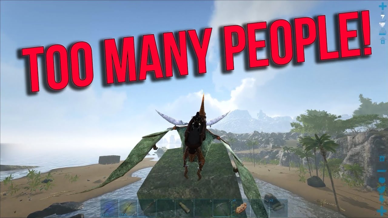 TOO MANY PEOPLE! | Official Server PvP | Episode 5 | ARK Survival Evolved Let's Play