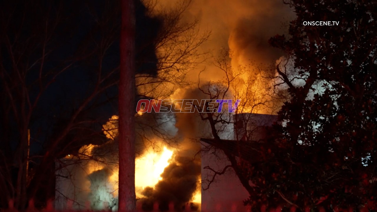 TALL OAKS ST Mansion Fire, Houston, TX