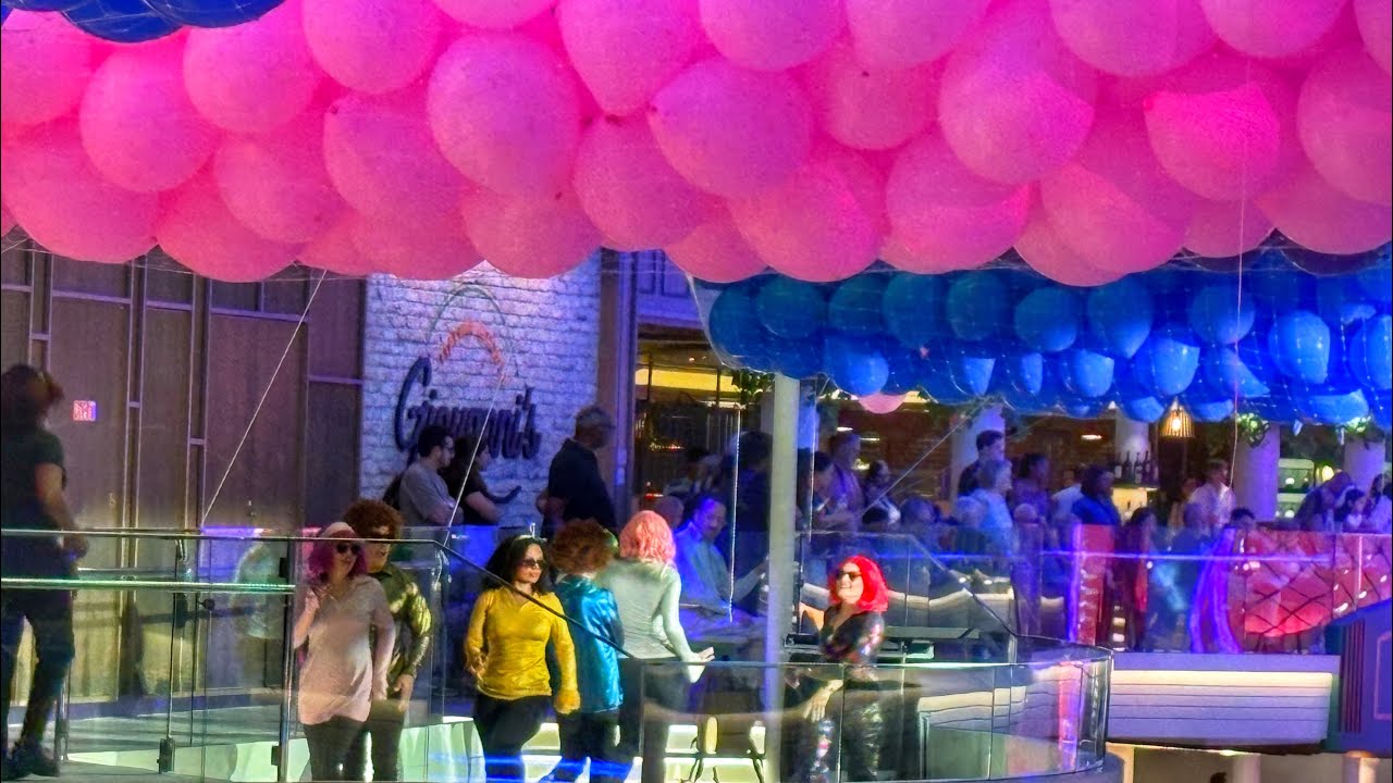 Epic Midnight Balloon Drop on Icon of the Seas