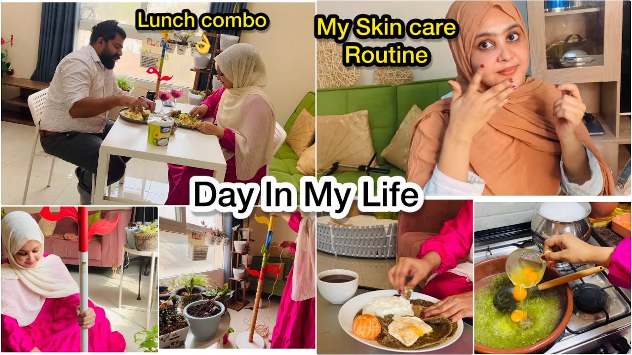 Indian girl Routine Lifestyle In Dubai -5Am-4pm/Morning Skin care ചെറിയൊരു പരിപാടി ഒപ്പിച്ചു guys.😂
