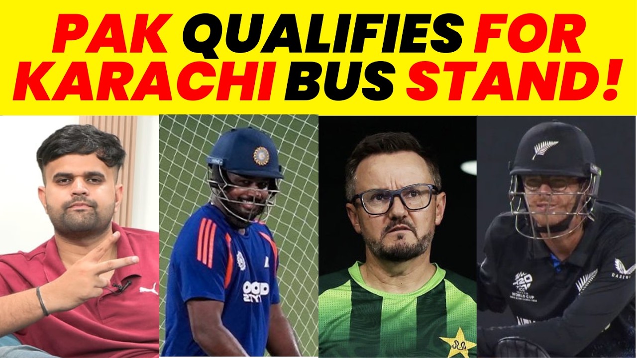 PAKISTAN QUALIFIES FOR KARACHI BUS STAND, NEW ZEALAND IN SEMI, IND VS ZIM