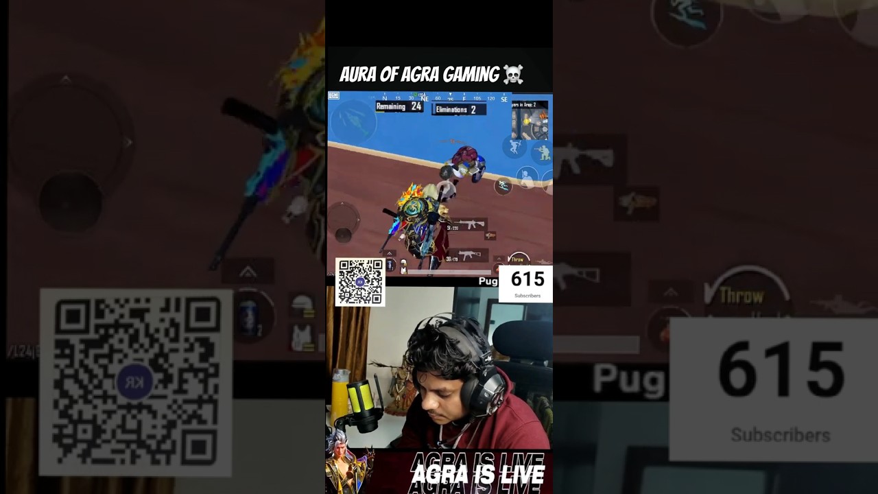 Aura of Agra is Live ☠️  #agragaming #bgmi #bgmilive #bgmicontentcreators #agraarmy