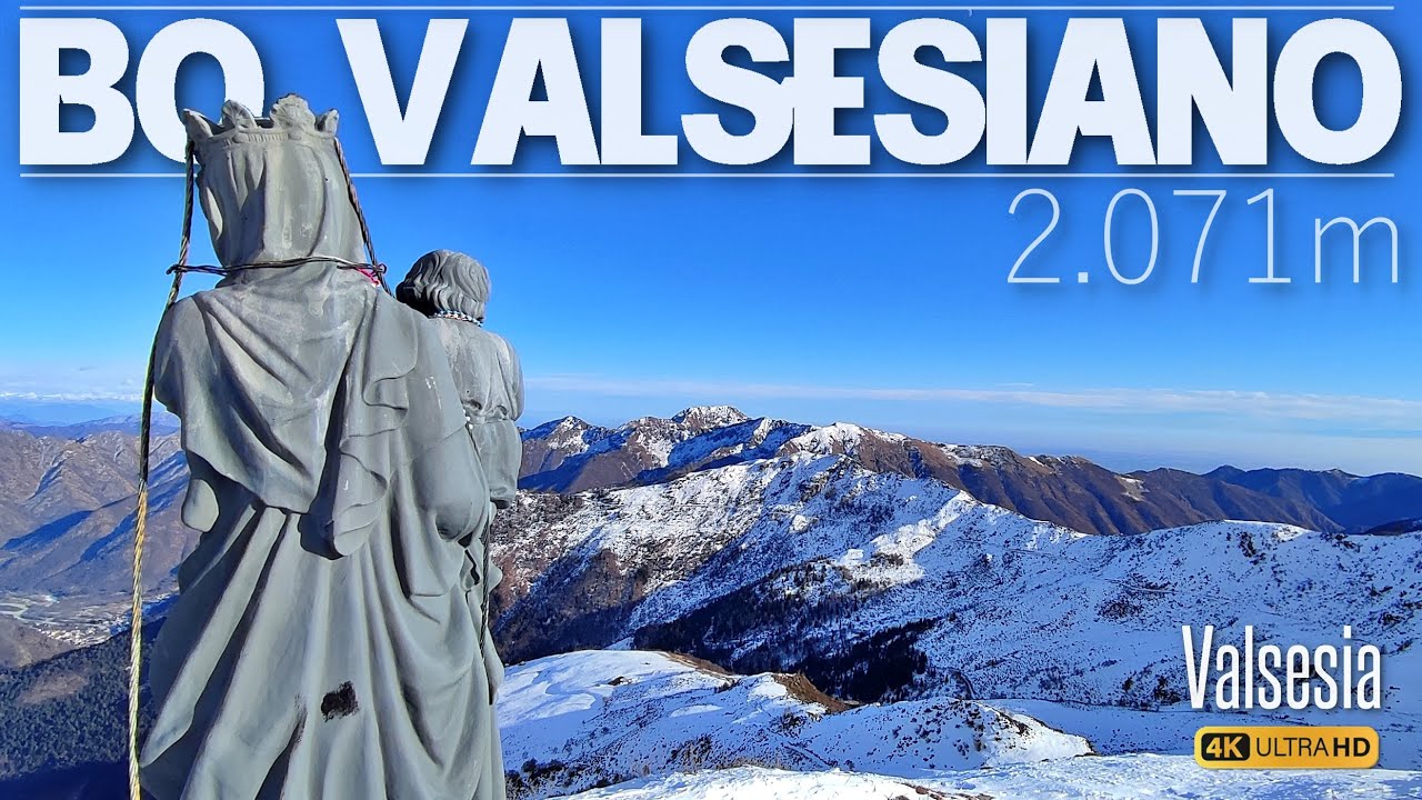 Monte BO Valsesiano - Hiking invernale - GoPro video - Valsesia