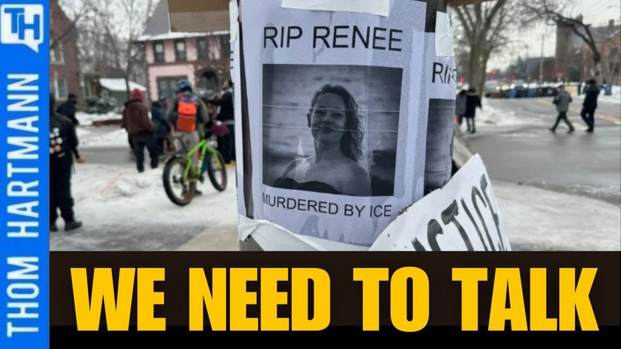 Thom&rsquo;s Hartmann&rsquo;s ICE Shooting Commentary Will Give You Chills