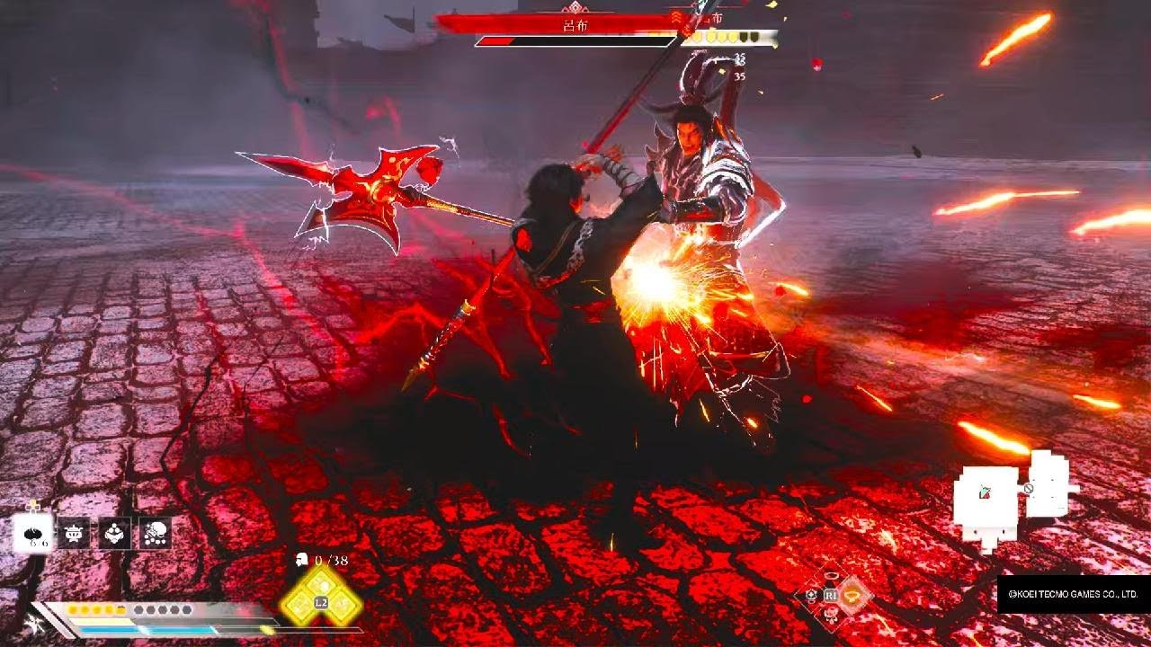 【真・三國無双 ORIGINS】難易度・無双に挑む者「下邳の戦い」挑戦で呂布撃破