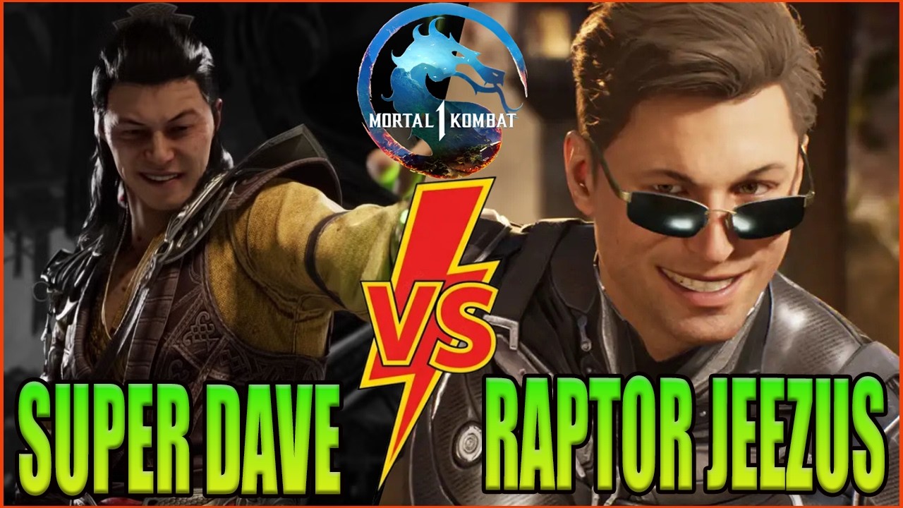 🔥MK1🔥SUPER DAVE (SHANG TSUNG) VS RAPTOR JEEZUS (JOHNNY CAGE)🔥MORTAL KOMBAT 1🔥