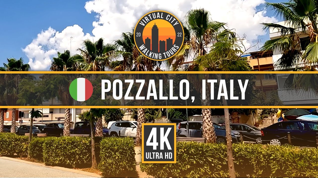 🇮🇹 POZZALLO, ITALY (SICILY) – Virtual Seaside Walking Tour [2022 4K Walk]