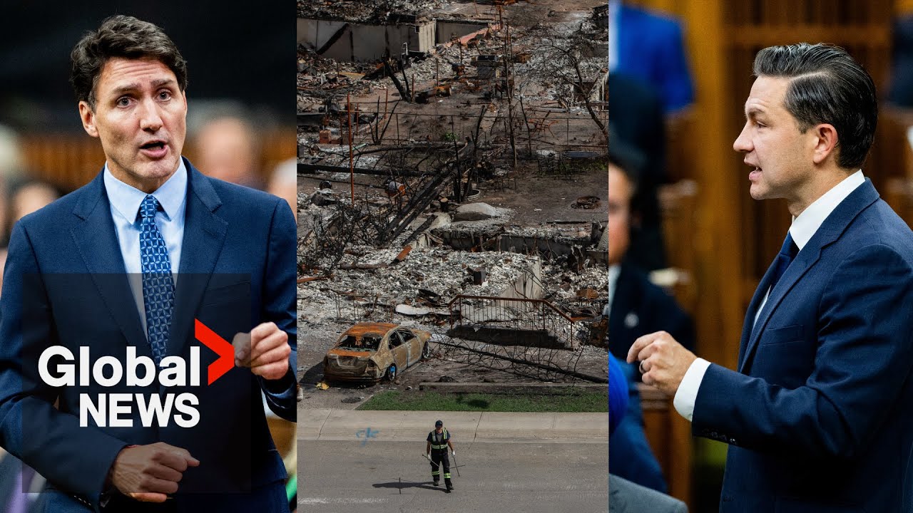 Trudeau, Poilievre heated over Jasper wildfire: “Pretends you can put out forest fires with taxes