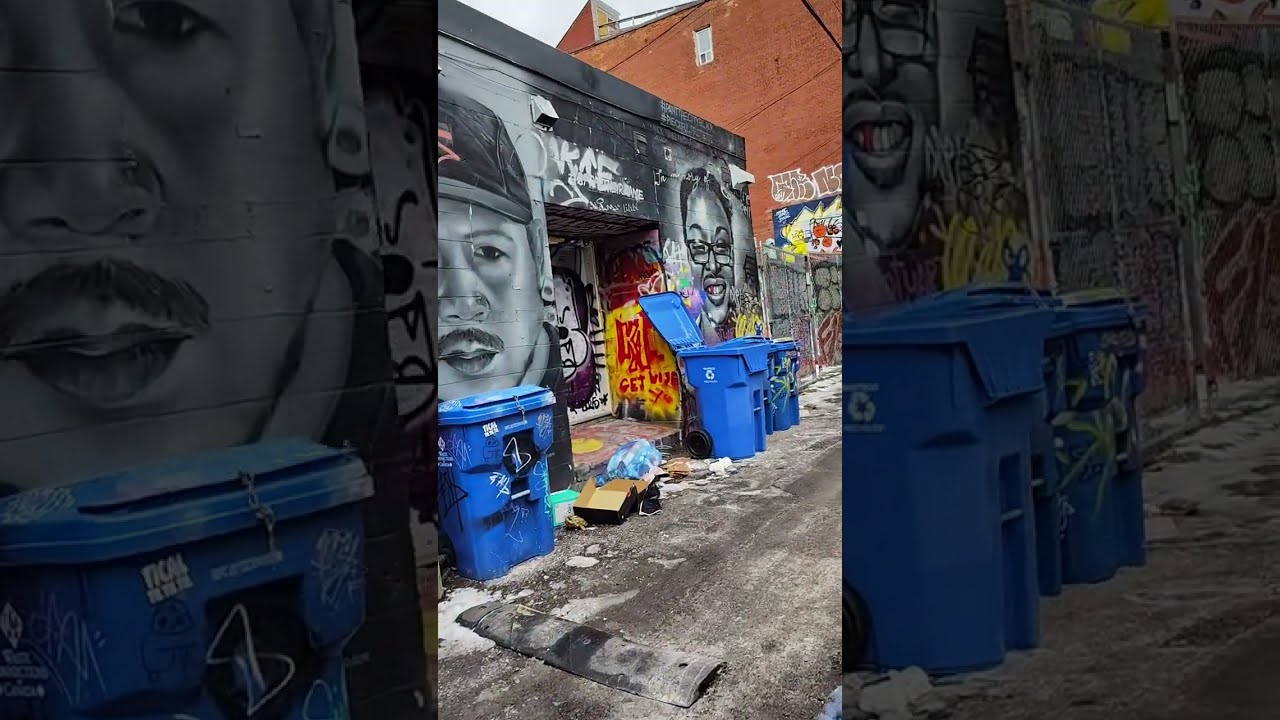 Bike Ride Through Toronto | West End to Graffiti Alley via Queen Street