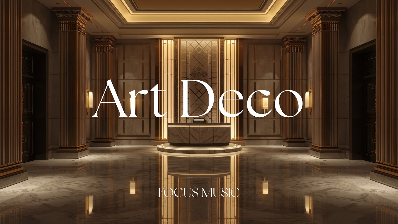 Art Deco Atmosphere | Elegant Deep Chill for Focus & Creative Work