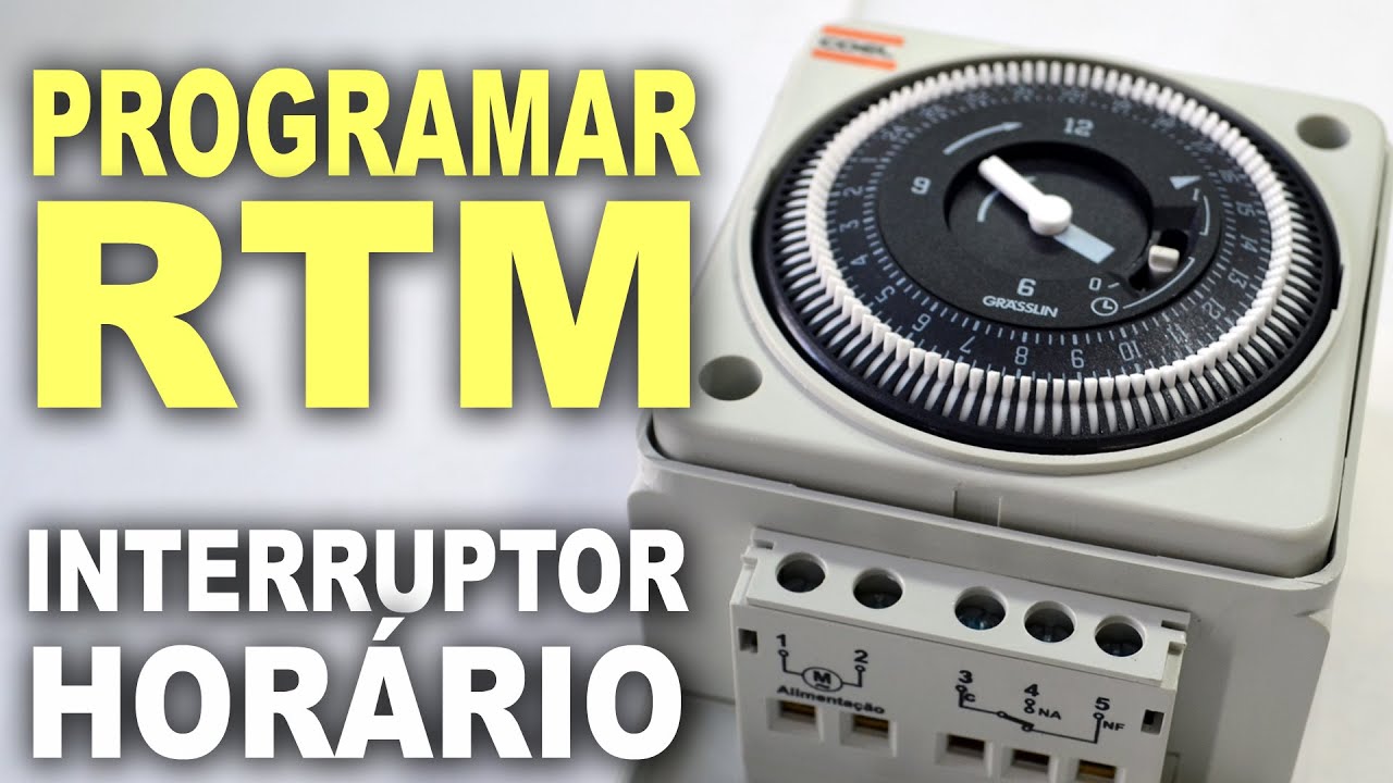 Como programar interruptor horário RTM - Coel