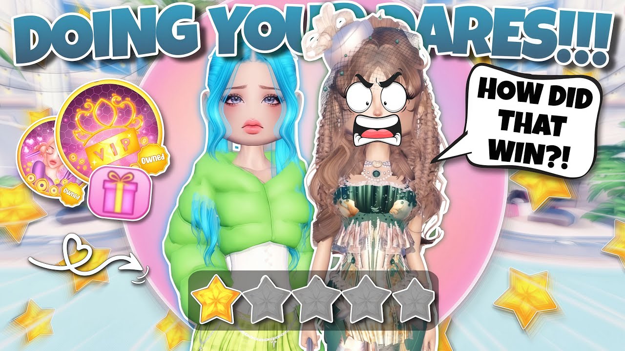 ONLY Doing *YOUR DARES* In Dress To Impress *MASTER* SERVERS! (Trolling + They HATED me..)