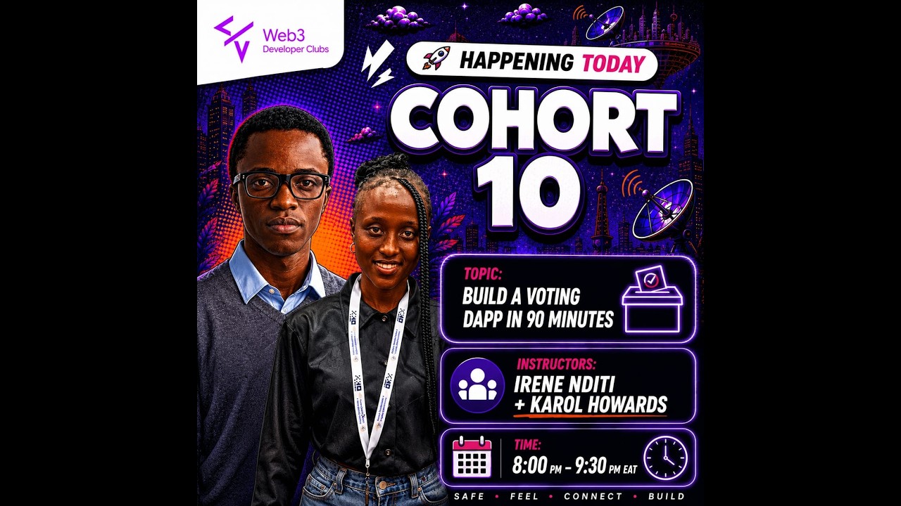 Build a Voting DApp in 90 Minutes with Irene Nditi and Karol Howards.