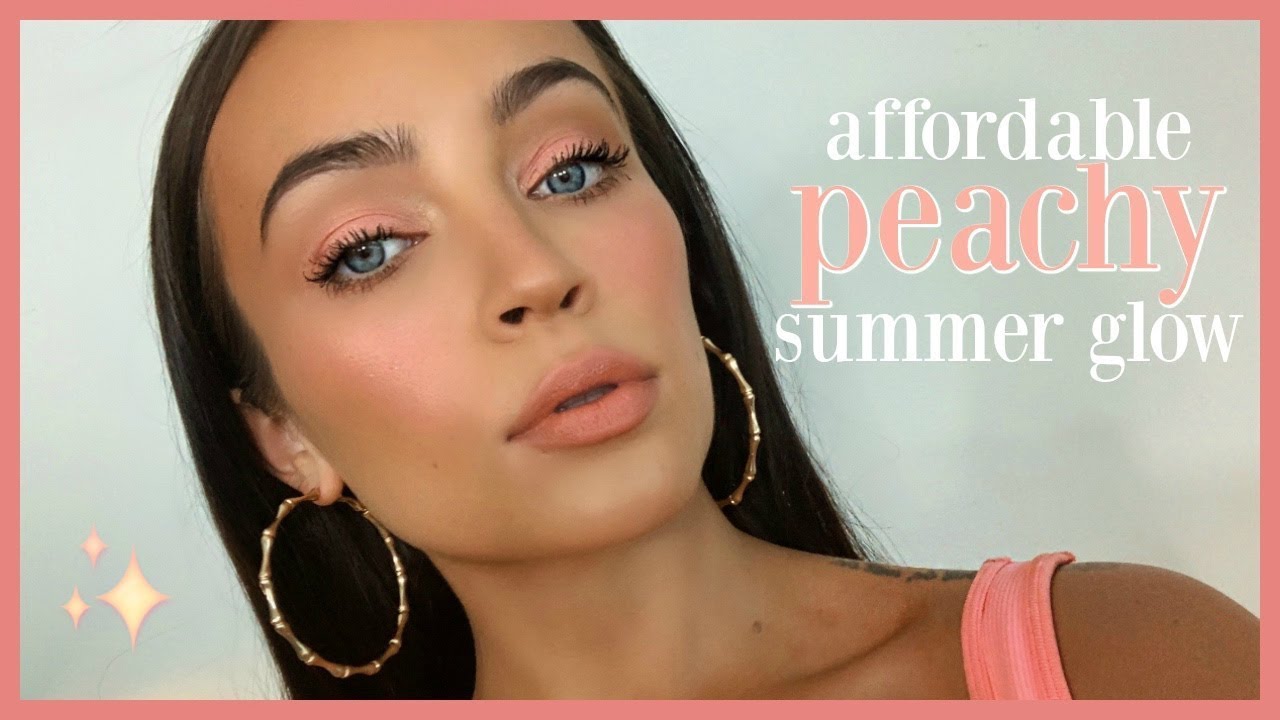 Affordable Peachy Glow + Self Tan GRWM