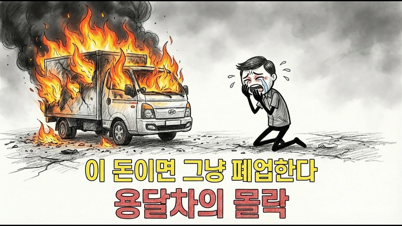 편의점 알바보다 못 번다? 1톤 트럭 사장님들의 충격적인 통장 잔고