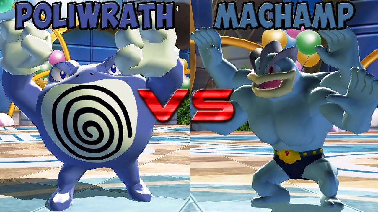 Pokemon Battle Revolution: Полират против Мачампа