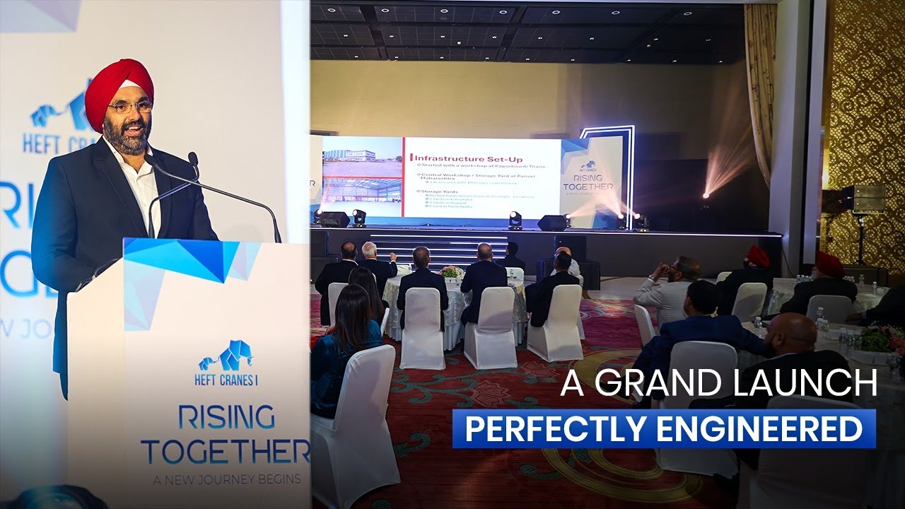 HEFT Cranes: Rising Together | Grand Launch Event by SKIL Events | Crafting Excellence in Motion