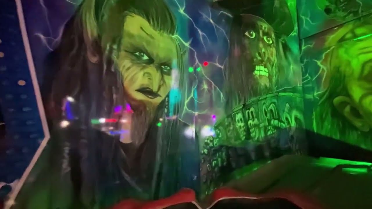 GHOST TRAIN NIGHT POV! - Jason Maynes Ghost Train 2022 - Wide angle