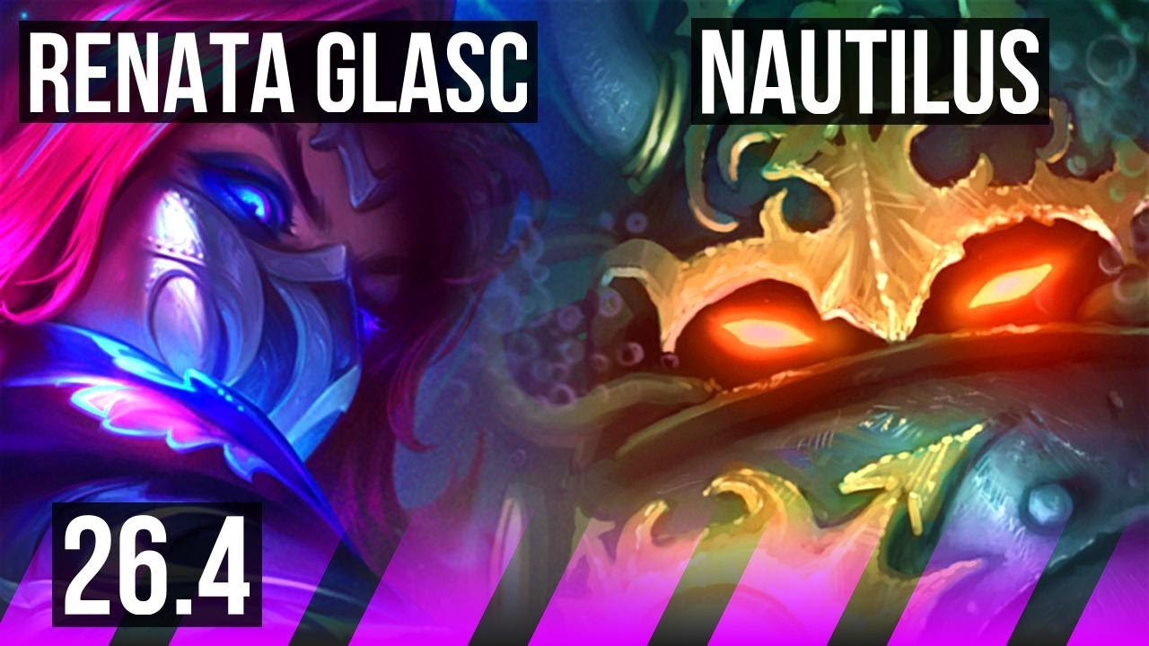 RENATA GLASC & Aphelios vs NAUTILUS & Draven (SUP) | Good KDA: 1/1/22 | EUW Master | 26.4