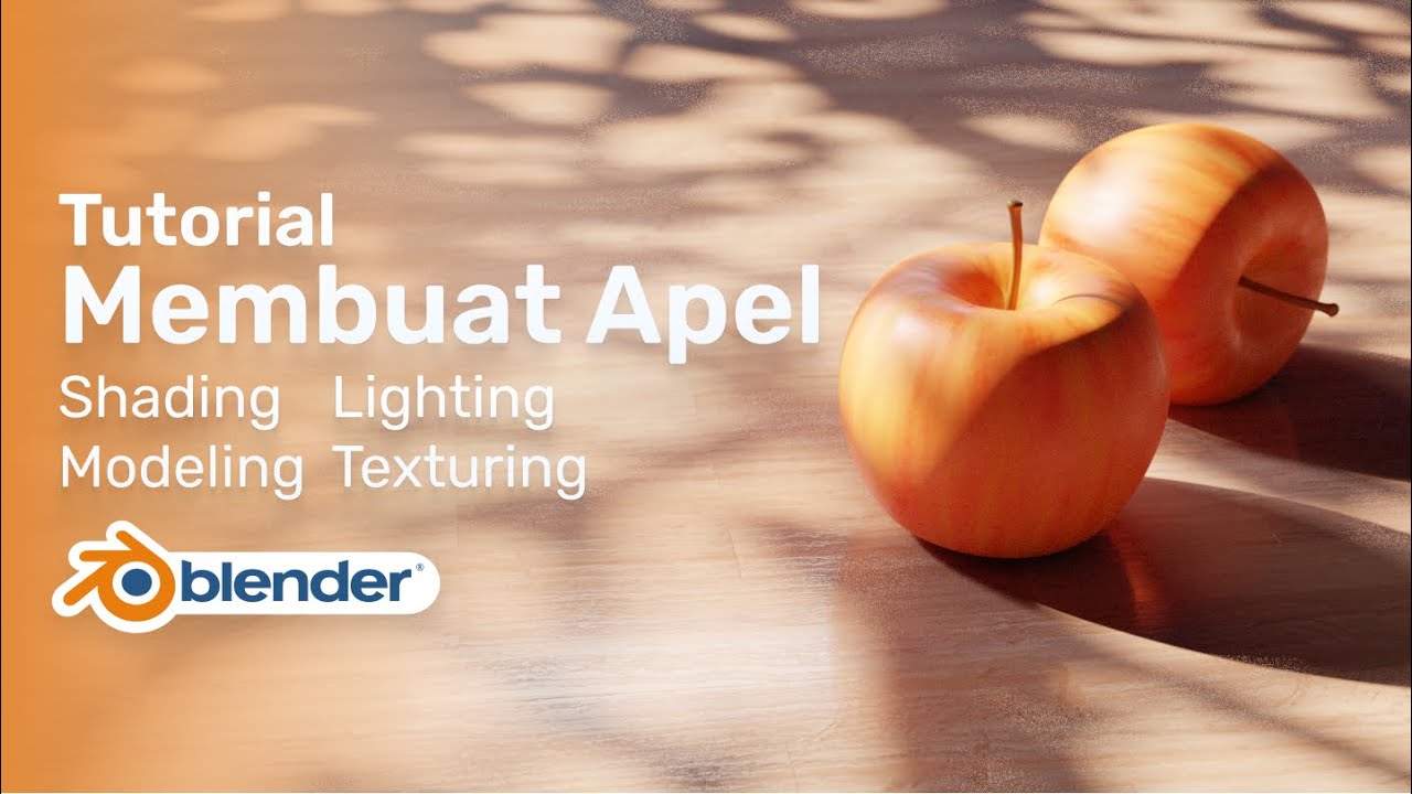 Tutorial Membuat Apel 3D Pemula | Blender Tutorial Indonesia