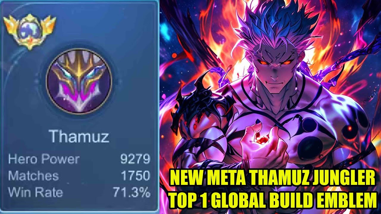 Kenapa Thamuz op banget jadi jungler setelah di buff - Gameplay Top global thamuz MLBB