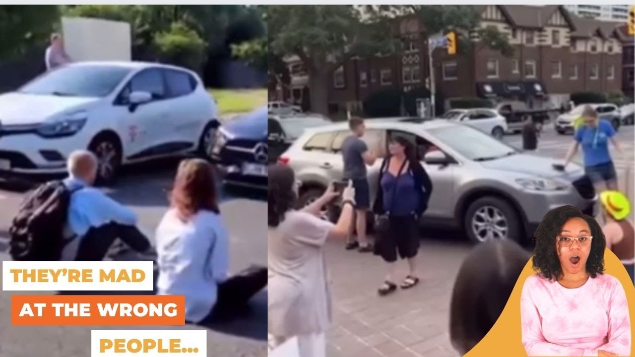 Instant Revenge | Oil Protesters Sit In The Middle Of The Road