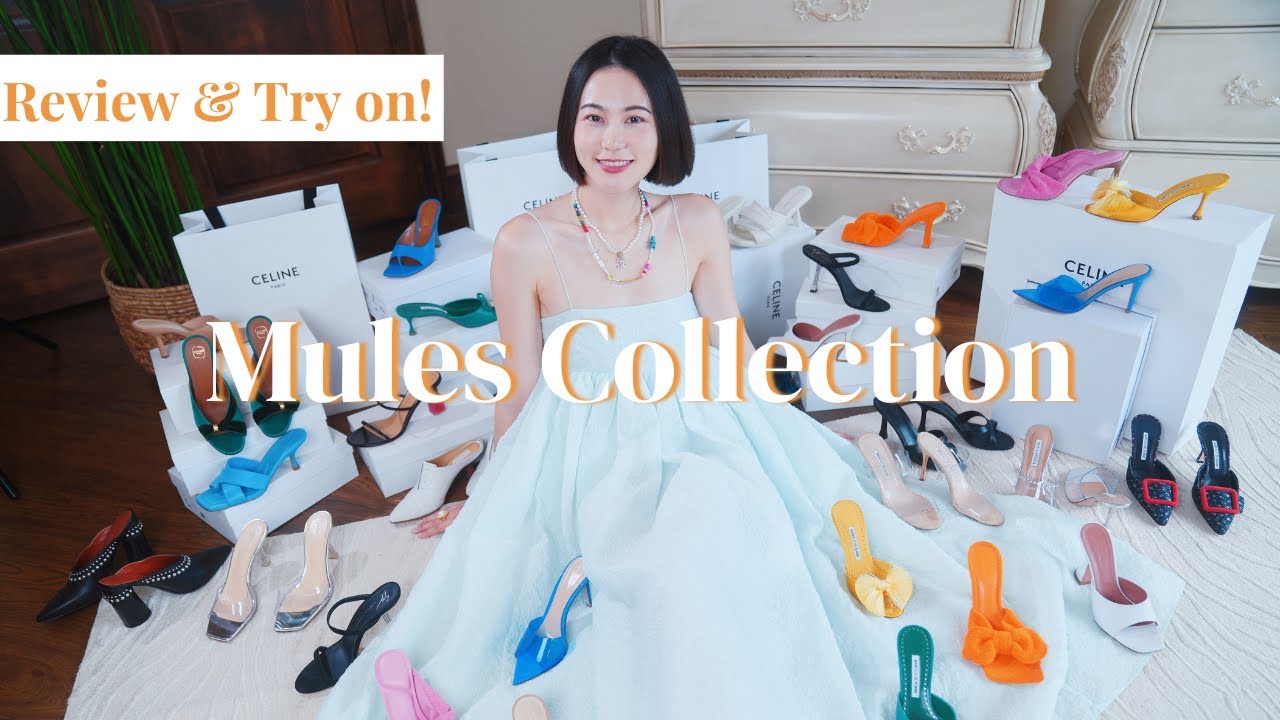 MY MULES COLLECTION | 23 Pairs of Designer Heels | Bottega Veneta, Manolo Blahnik, Dior & More!