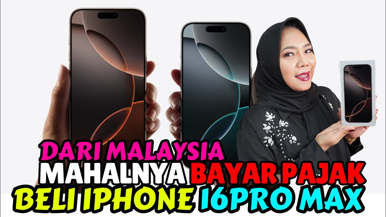 😵‍💫 Beli Iphone 16 PROMAX di Malaysia & Mahalnya Bayar Pajak Masuk ke Indonesia