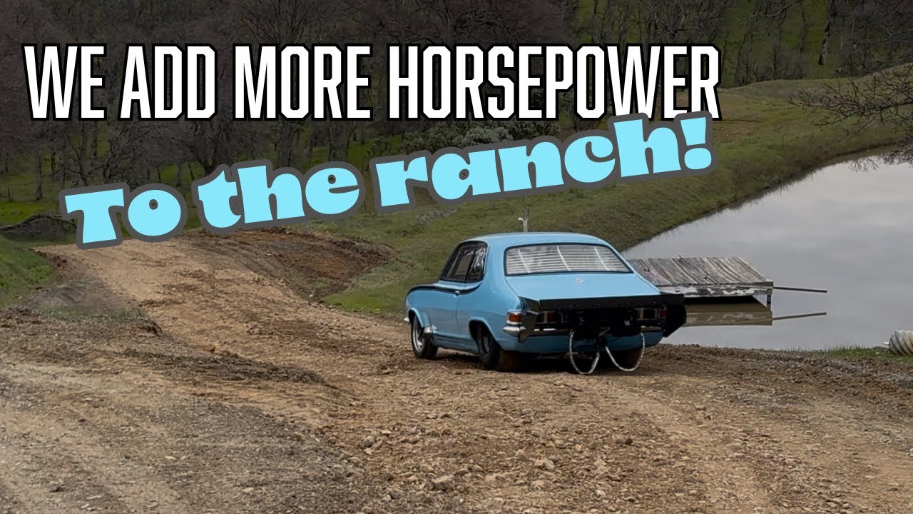 Muddy mess! Getting our 2000hp drag car to our shop on the ranch.