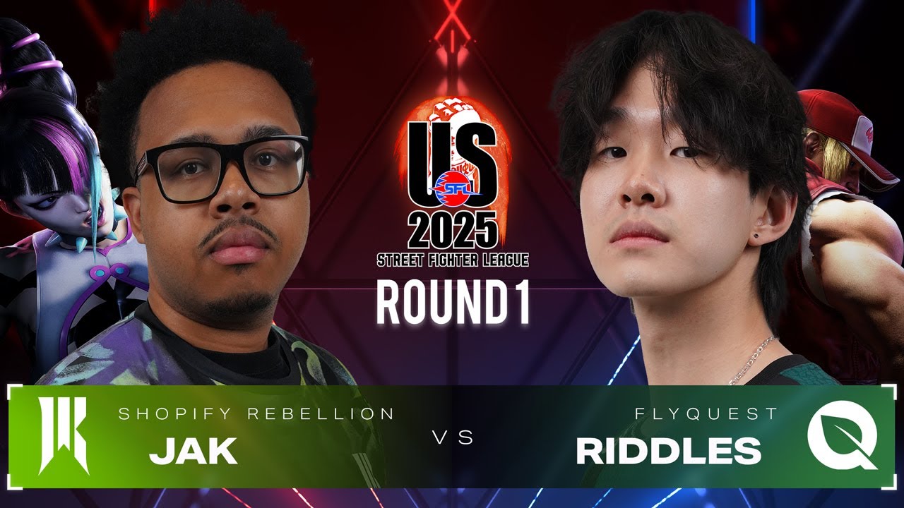 JAK (Juri) vs. Riddles (Terry) - SR vs. FlyQuest - Street Fighter League US 2025 Day 2