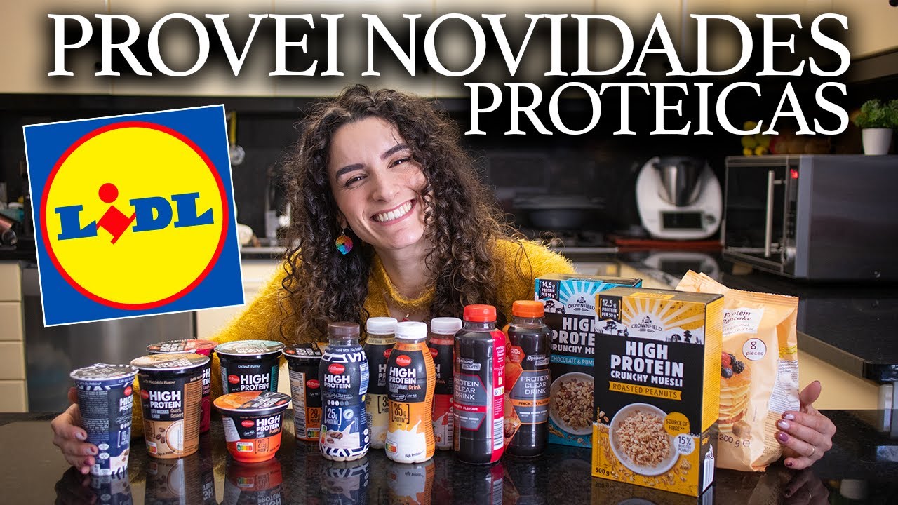 PROVEI NOVIDADES PROTEICAS DO SUPERMERCADO LIDL - Pudins, iogurtes, batidos, panquecas e mais
