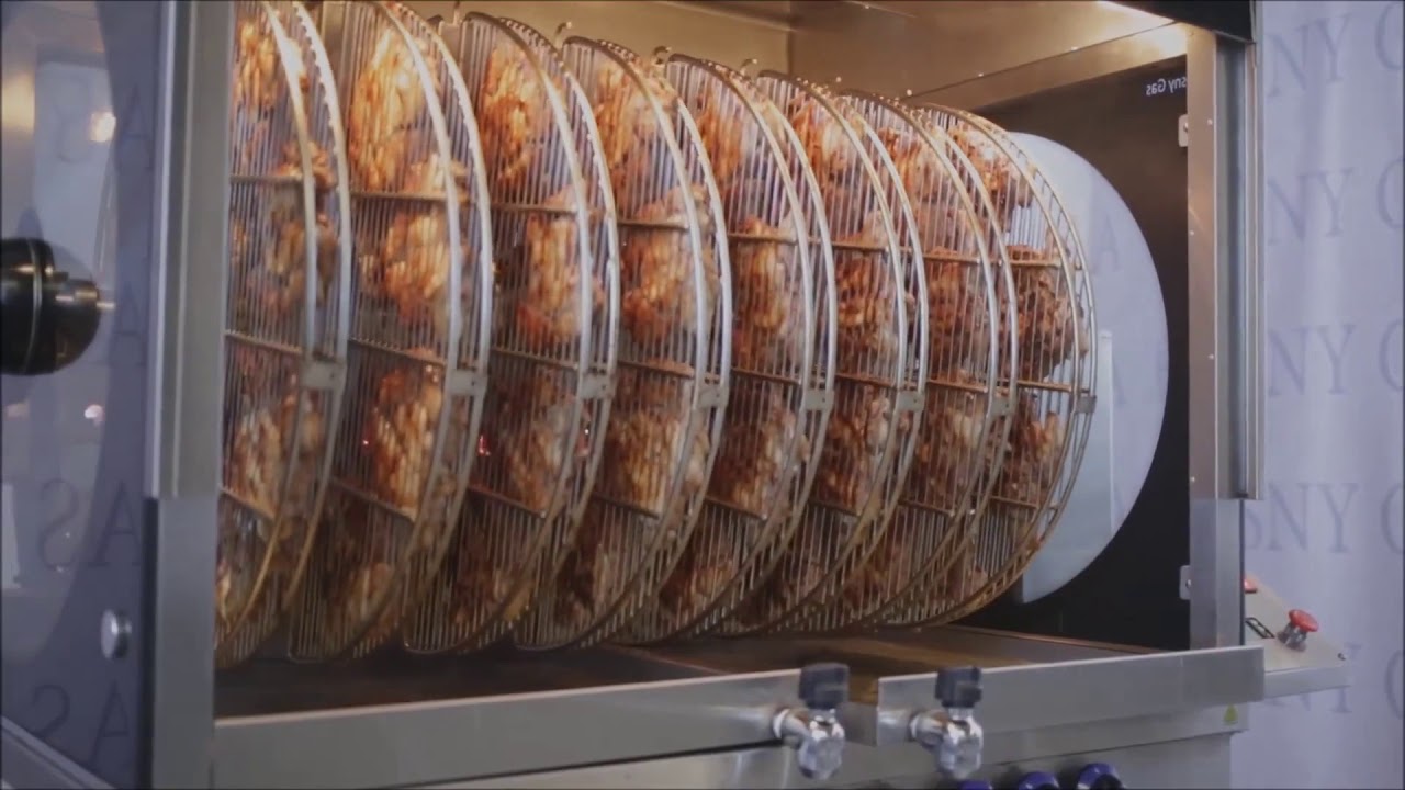 Shawaya-Grill machine multiple (up to 64 chicken at once !!!)