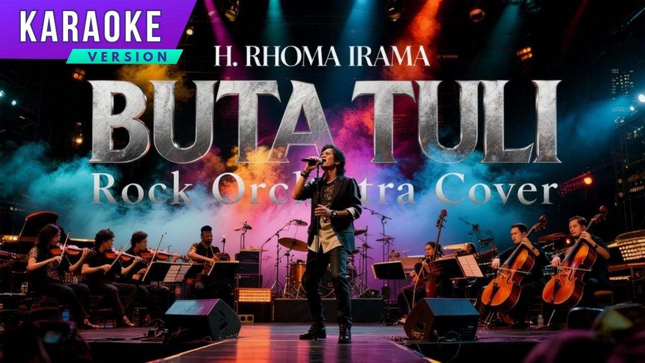 Buta Tuli Karaoke - Rhoma Irama (Rock Orchestra Cover) Караоке-версия