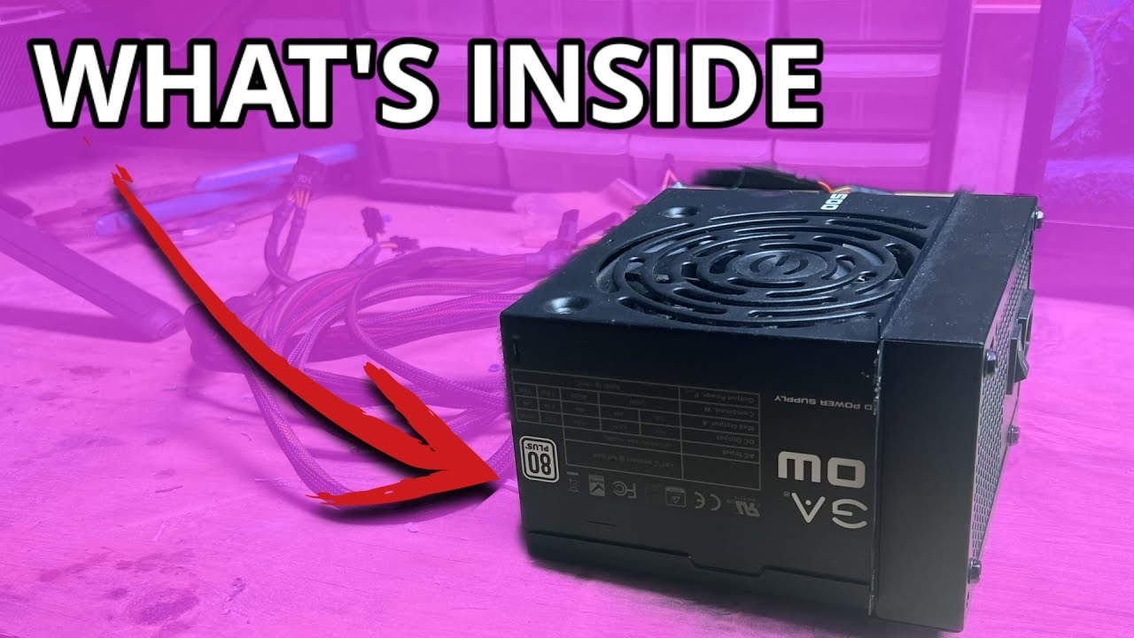 What's Inside: 500w Power Supply