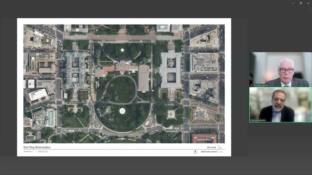 Commission on Fine Arts holds planning meeting for White House Ballroom