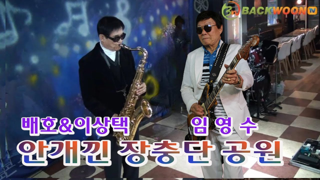 배호~안개낀 장충단 공원 1971 가사제공 색소폰 이상택 기타 임영수  백운TV