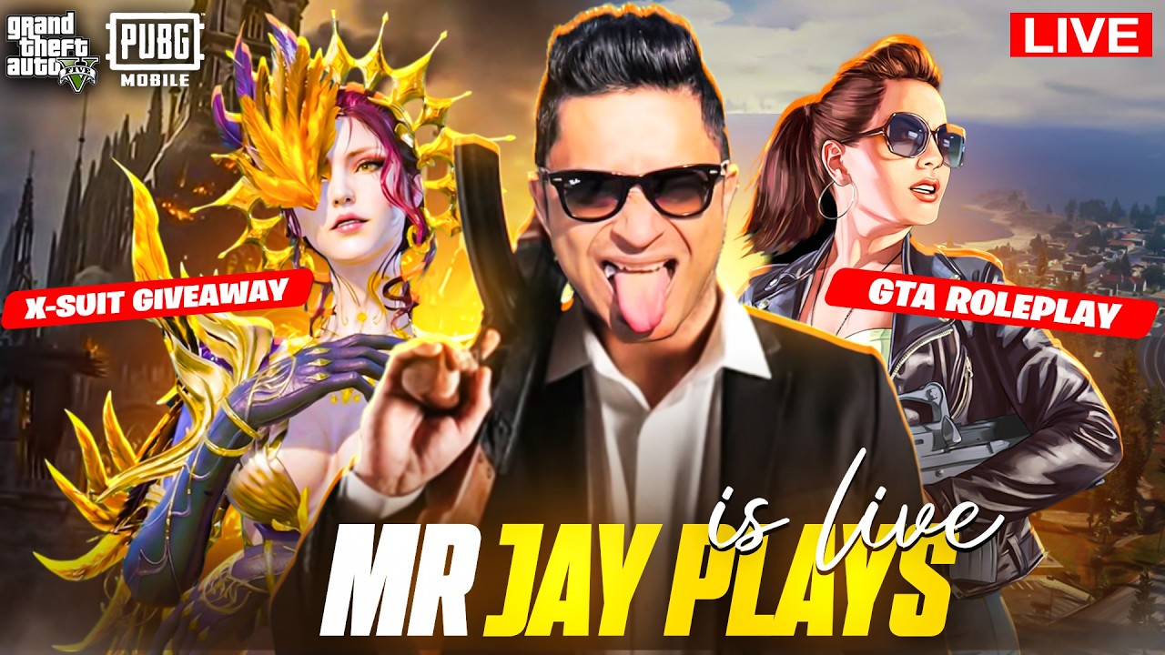 PART 2 - GTA 5 ROLEPLAY - 2 X-SUIT GIVEAWAYS 🎁 PUBG MOBILE | MRJAYPLAYS