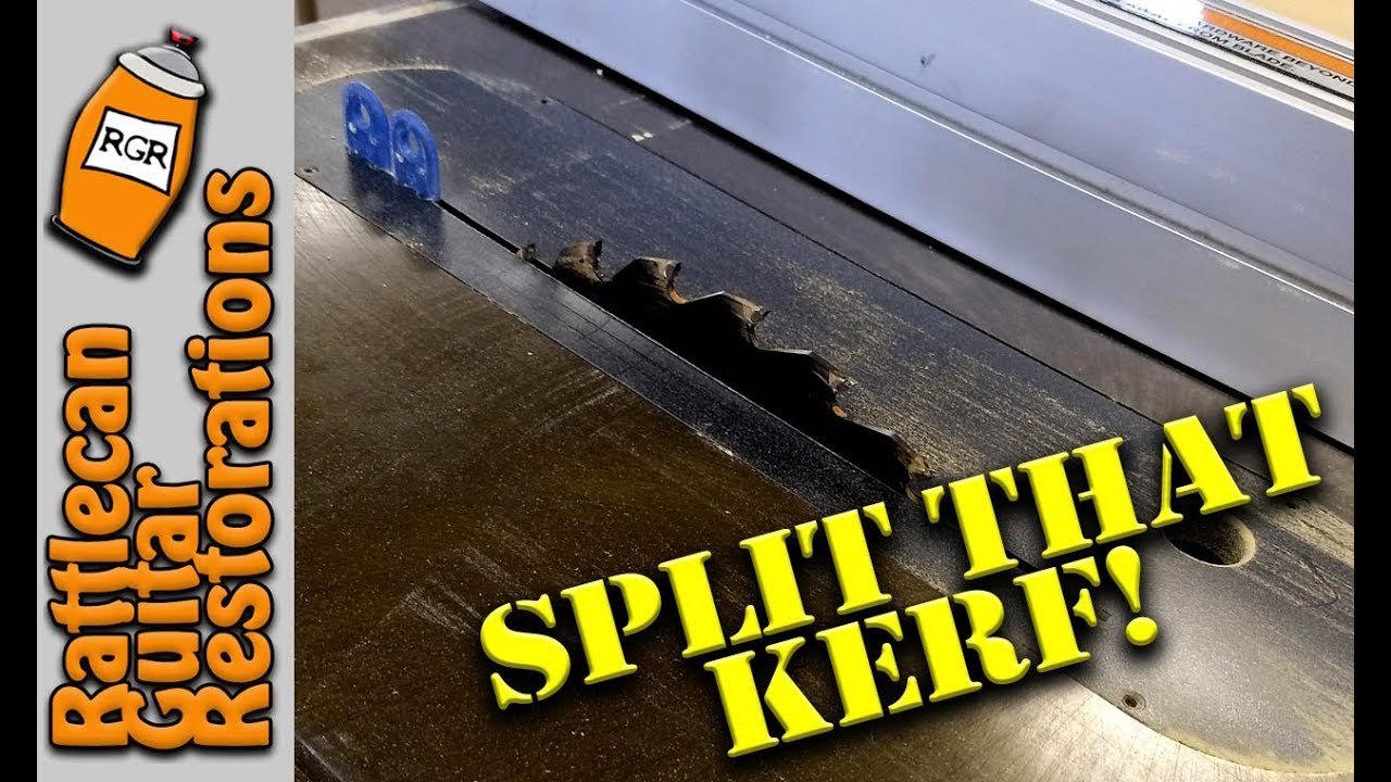 kerf splitter for older table saws| RATTLECAN GUITAR RESTORATIONS by James O’Rear