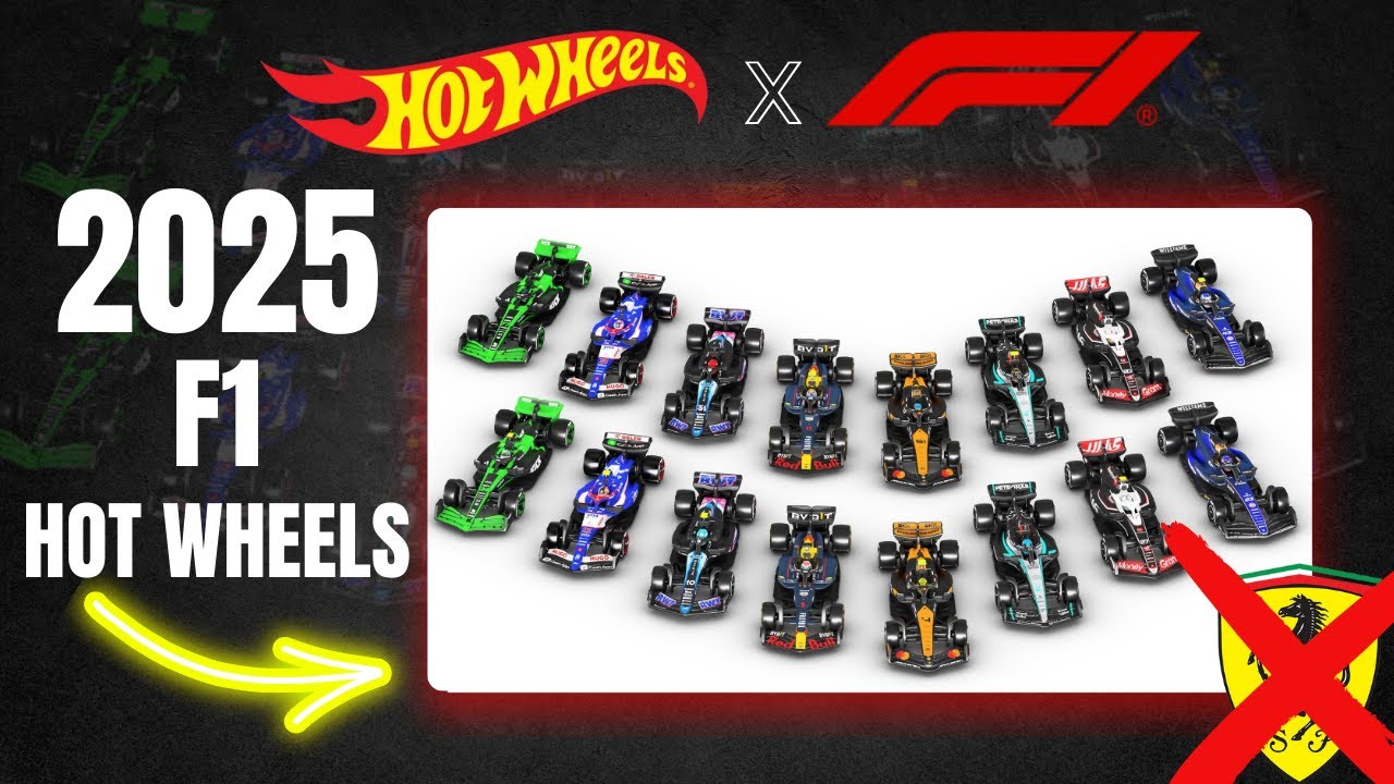 Formula 1 Hot Wheels 2025 – Full Lineup Breakdown! Where to Buy & Release Dates