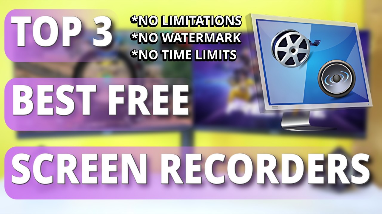 Top 3 Best Screen Recorder for Laptop/PC (FREE) 2026