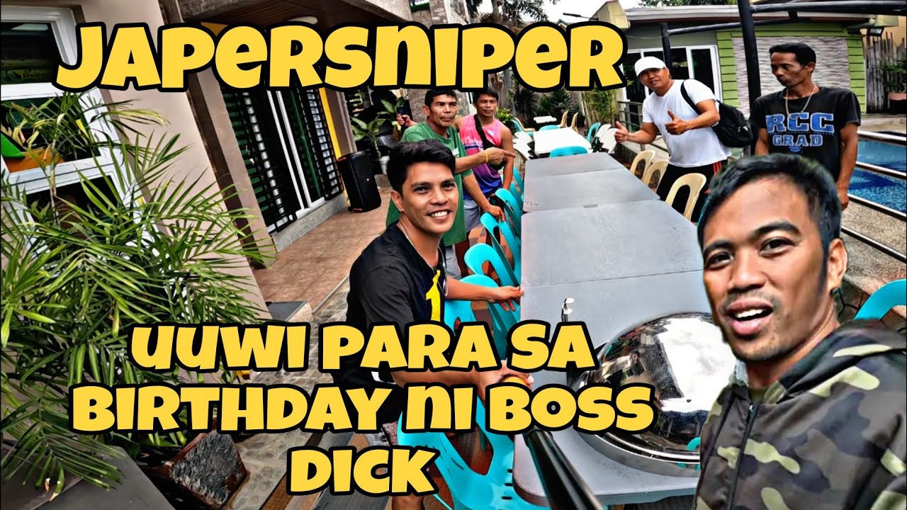 #JAPERSNIPER UMOWI PARA SA BIRTHDAY NI BOSS DICK