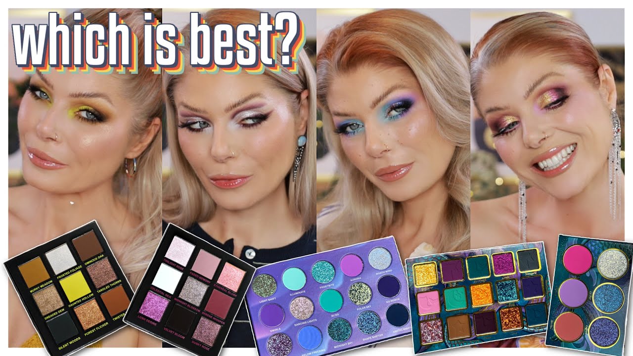 What's New In Indie Makeup | 4 PALETTES 4 LOOKS
